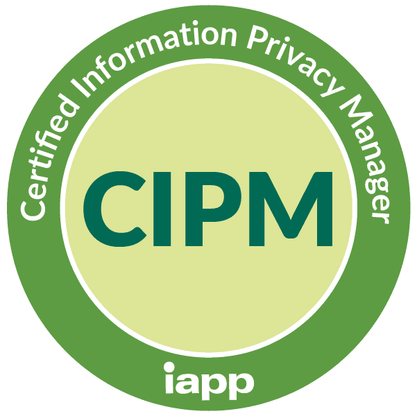 IAPP CIPM certification badge